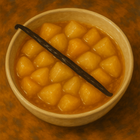 Compote pomme-poire à la vanille – Royaume Uni 🇬🇧