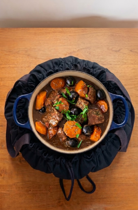 Daube Provençal dans sac Jack Meal taille L bleu marine