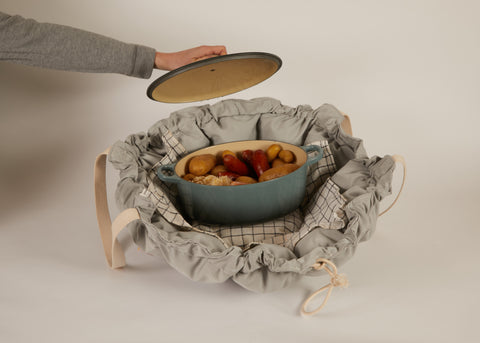 4. Quand vous êtes prêts, sortir le plat du sac